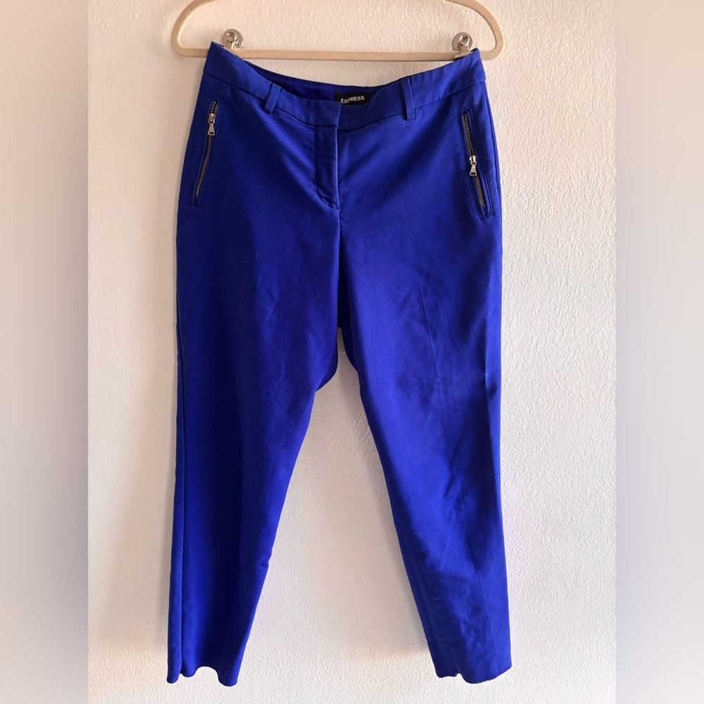 Electric Blue publicist ankle pants
